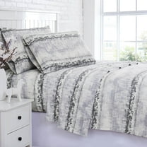 Southshore Fine Living, Inc. 100% Cotton Sheets King Size Set, 300 TC Cotton King Sheet Set, Grey