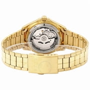 Seiko Mens 5 All Gold-plated Stainless Steel Watch SNKK98