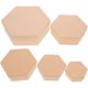 thumbnail image 1 of Nestingho 1Jgo Caja De Regalo Hexagonal De Papel Kraft Para Dulces Con Color Marrón Claro Multiusos, 1 of 6