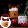 thumbnail image 2 of Bolsa de Navidad Bolsas de asas decorativas reutilizables Regalo de Navidad Bolsas de almacenamiento presentes Bolsa con cordón Saco de regalo Ciervo perfecl Bolsa de Papá Noel, 2 of 8