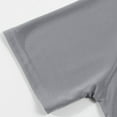 thumbnail image 7 of GXWEA Polyester Spandex Shirts For Men White Athletic Shirt Men Athletic Shirts For Men Short Sleeve Quick Dry Workout Running Gym Sport Exercise Tee Moisture Wicking Grey M, 7 of 7