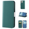 thumbnail image 1 of TECH CIRCLE Case for Apple iPhone 14 Pro Max (2022) ,Lychee Texture PU Leather Card Slots Wallet Cover,Magnetic Clasp Flip Kickstand Phone Protective Case,Green, 1 of 10