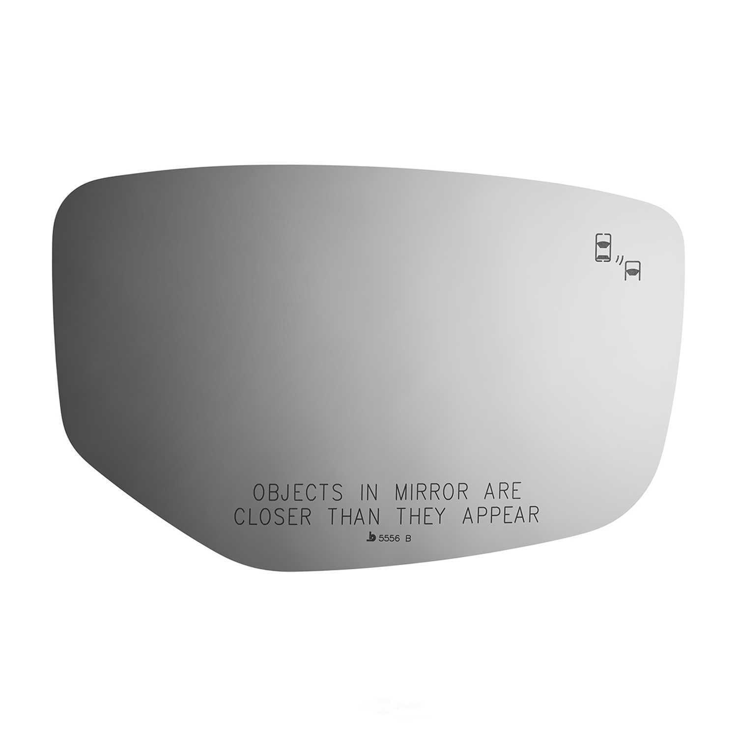 Burco Side View Mirror Replacement Glass - Clear Glass - 5556B