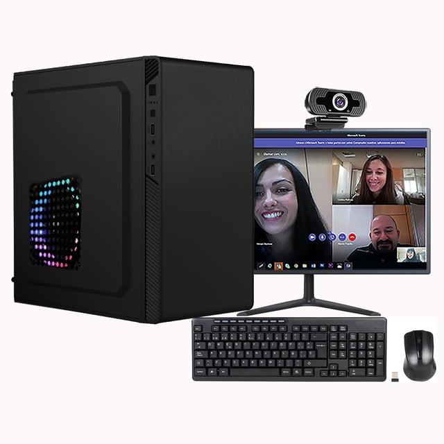 Pc computadora escolar Intel 8gb ram 960gb SSD monitor 21.5' FULL HD