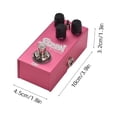 thumbnail image 3 of Graflsoa DK British Distortion Pedal with Metal Housing, True Bypass, 6.35mm Input/Output, Tone, Gain, Level Control, LED Indicator, 3PDT Switch, 9V DC Powered, 3 of 6