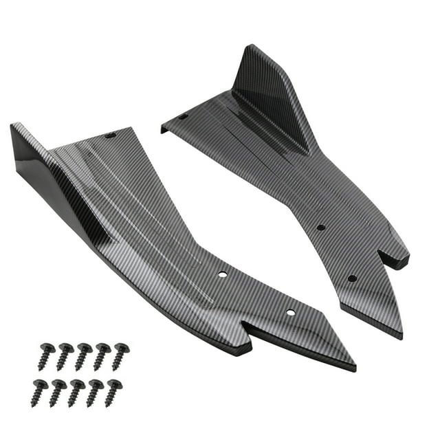 Rear Bumper Guard Lip Diffuser Splitter Universal Side Skirts