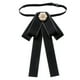 thumbnail image 4 of Corbata de lazo preanudada para mujer, elegante para eventos formales, versátil y sin arrugas. Negro, 4 of 9