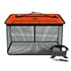 thumbnail image 1 of Cesta de pesca flotante, jaula de almacenamiento, bolsa de red, diseño plegable para proteger Naranja 34 x 20 cm x 28 cm, 1 of 9