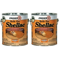 Zinsser 701-2PK Bulls Eye Shellac Traditional Finish & Sealer, Gallon, Amber, 2 Pack