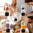 thumbnail image 2 of MDHAND 1.6L Nut Milk Maker, 48-Blade Plant-Based Milk Machine, 11 Functions, Cold Hot Blending, No Soaking, for Almond Soy Oat Milk, 2 of 8