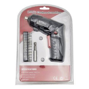HLONK 3.6V Cordless Power Drill Magnetic Electric Screwdriver LED Work Light For Home