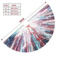 thumbnail image 3 of Sikiie Blue Swirl Fireworks 30-48 inches {designName} Print Christmas Tree Skirt Snowman Xmas Tree Skirt with Edge Christmas Decorations for Holiday Party-48", 3 of 7