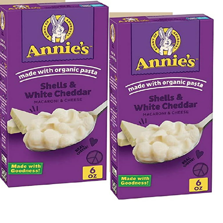 Annie's Macaroni and Cheese Dinner, Shells & White Cheddar with