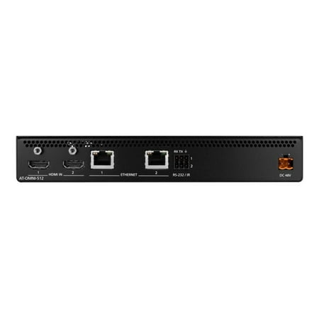 Atlona - OmniStream R-Type Dual-Channel Networked AV Encoder - Black