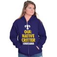 thumbnail image 3 of Louisiana Crawfish Fleur De Lis Funny Zip Up Hoodie Men's Women's Brisco Brands M, 3 of 6