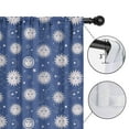 thumbnail image 4 of Blackout Kids Curtains,Dark Blue Sun Moon Star Pattern Childrens Insulated Curtains Set Of 2,Bedroom Essentials,Toddler Room Decor 52"x63", 4 of 5