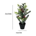 thumbnail image 3 of Xihbxyly Ofertas Del Día Ofertas Relámpago Hoy Liquidación Prime Mini Árbol de Navidad Artificial Mini Árbol de Navidad Pinos Mini Árbol de Navidad Decoración Navideña Árbol de Navidad Interior Hogar, 3 of 6