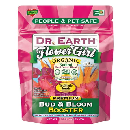 Dr. Earth Organic & Natural MINI's Flower Girl Bud & Bloom Booster, 1 (Best Fertilizer Flower Garden)