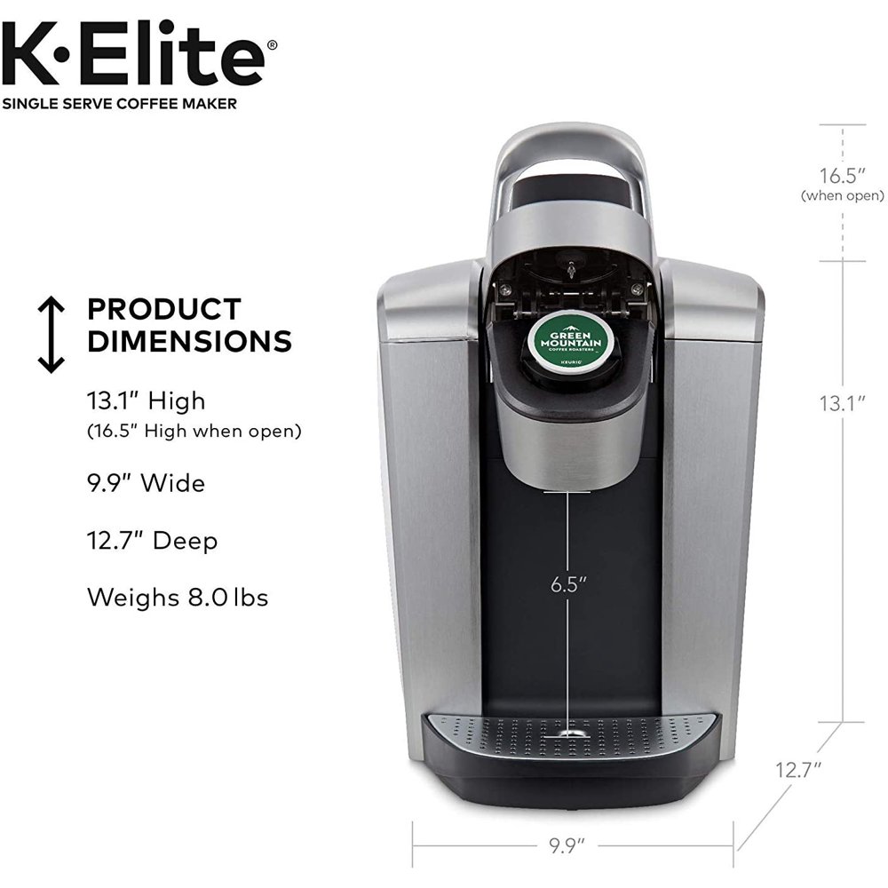 Keurig KElite Plus+ Brushed S
