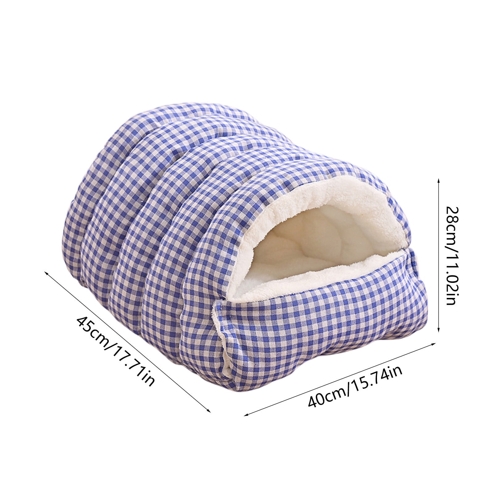 Lunxisen 3 Pcs Dog Bed Self Warming Puppy House Cozy Cat Sleeping Tent Cave Beds Indoor Kitten Nest Kennel Hut for Small Medium Dog Cats(L)