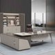 thumbnail image 2 of Modern Writing Office Desks Reception Executive Computer Multifunctional Office Desks Storage Floor Scrivania Angolare Furniture My Lux Decor Round, 2 of 21
