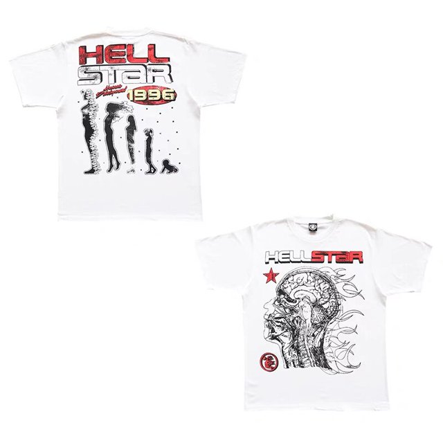 Hellstar-Camiseta de algodón para hombre y mujer, ropa Retro de diseñador, Tops con gráfico Punk Rock, ropa de calle de moda negra, 2023 xuanjing unisex