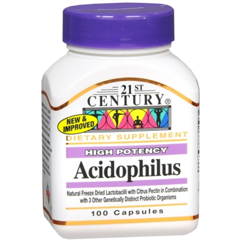 21st Century Acidophilus Capsules 100 Capsules