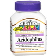 21st Century Acidophilus Capsules 100 Capsules - (Pack of 3)
