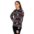 thumbnail image 2 of Deadpool Holiday Snow Stripes Ugly Christmas Sweater, 2 of 4