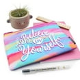 thumbnail image 4 of Pen+Gear EVA Pencil Pouch with Believe in Yourself Design, 4 of 5