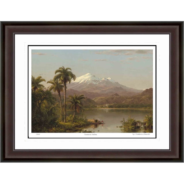 Frederic Church "Tamaca Palms" Hudson River School Print - Limited Edition