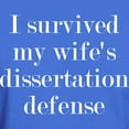 thumbnail image 3 of CafePress - I Survived My Wife's Dissertation Dark T Shirt - Men's Classic Graphic Cotton T-Shirt, 3 of 4