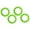 Vert, variante sur Garniture de Moyeu de Roue de 7 Pouces pour ATV, 4 Pcs Couvercle de Moyeu de Jante de Roue de Karting Universel en Plastique Anti-Rayures pour Pneus de 7 Pouces avec Couleur Vibrante