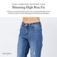 thumbnail image 2 of Jeans Judy Blue para mujer, talle alto, con bordado Howdy, 20 W, 2 of 7