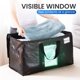 thumbnail image 2 of Extra Large Moving Bags, 4 Pack Clear Heavy Duty Totes For Storage with Visible Window, Wrap Around Handles, Storage Bags for Space Saving, Alternative to Moving Boxes, 2 of 5