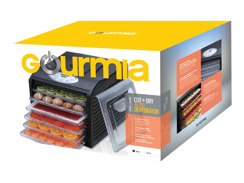 Gourmia GFD1650 Digital Food Dehydrator - 4 Drying Trays Plus