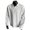 Gray, variant on Men's Cotton Long Sleeve Golf Sweatshirt Knit Pullover Johnny Collar Open Neck Shirts Warm Top for Business Casual Office Daily Wear, Gray, S