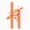 Tangerine Burst, variant on YES.EYE DO Bright Blue Liquid Eyeliner Precision Pen - Satin Finish - Felt Tip Applicator for Flexible Line Thickness - Easy to Remove with Warm Water - Drama Makeup&Body Art Use