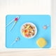thumbnail image 2 of EeaseMX Tapete de silicona para comida de mascotas, premium, impermeable, antiadherente, para perros y gatos, mantel individual, almohadilla lavable (azul), 2 of 7