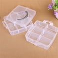 thumbnail image 2 of 3 Tier Stackable Adjustable Compartment Slot Bead Craft Jewellery Tool Storage Organiser Snap-Lock Tray Container, with 18 Compartments, Casewin Container Box Mix Color, 2 of 7