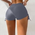 thumbnail image 3 of TOWED22 Women's Swim Shorts High Waisted Bathing Suit Bottoms Tummy Control Boy Shorts Board Shorts(Grey,XL), 3 of 4