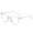 Clear, variant on Naturegr Unisex Transparent Spectacles Clear Lens Eyeglasses Glasses Frame