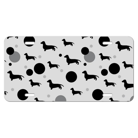 Dachshund Wiener Dog Novelty Metal Vanity License Tag Plate