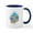 White/Navy Inside, variant on CafePress - Furby Disco Ball - 11 oz Ceramic Mug - Novelty Coffee Tea Cup