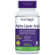 Natrol - Alpha Lipoic Acid Antioxidant Protection 600 mg. - 45 Tablets