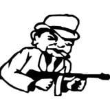 Custom Wall Decal Gangster - Boys Bedroom Home Decor Sticker - Vinyl Wall