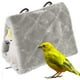 thumbnail image 1 of Nido de pájaro de loro, nido de invierno de animales, hamaca cálida de invierno, jaula colgante de felpa para loro, periquito, cacatúa, amazonas, cacatúa, jaula para canarios, juguete (M, gris), 1 of 5