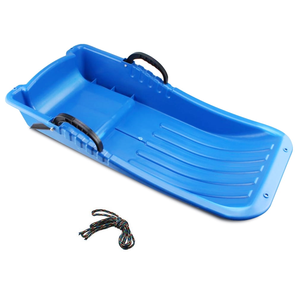 AGPtek_ Winter Durable Plastic Snow Sled Boat Shape Snow Sledge Outdoor ...