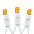 thumbnail image 3 of Novelty Lights 4x6 Net Lights, 100 Amber LEDs with 4 Inch Spacing, 5mm Wide Angle Bulbs on White Wire, Connectable End To End, Outdoor Weather Resistant Hedge and Bush Lighting, 3 of 5