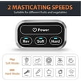 thumbnail image 2 of Aeitto - Juicer / Cold Masticating Juice Extractor. 2 Speed Modes, Black, 2 of 6